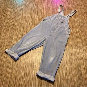 1960’s Pin stripe Oshkosh B’Gosh vestback overalls